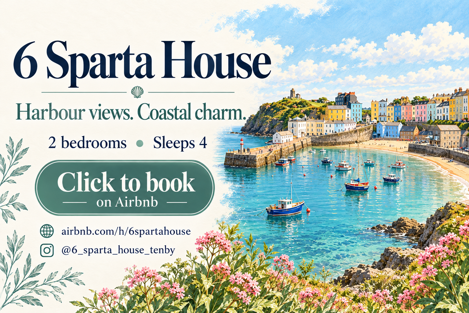 6 Sparta House holiday let in Tenby