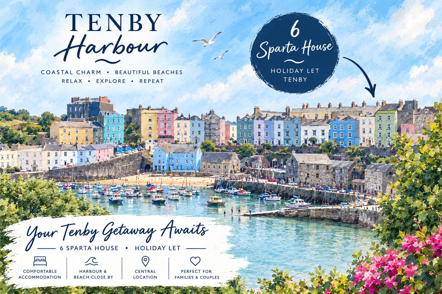 6 Sparta House holiday let in Tenby